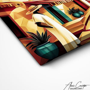 Art Mural Terracotta Horizontal