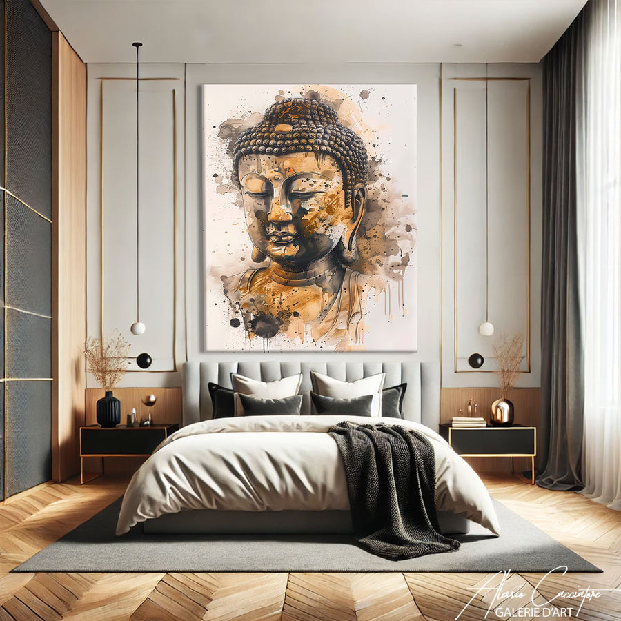 Tableau Chambre Zen – mise en situation