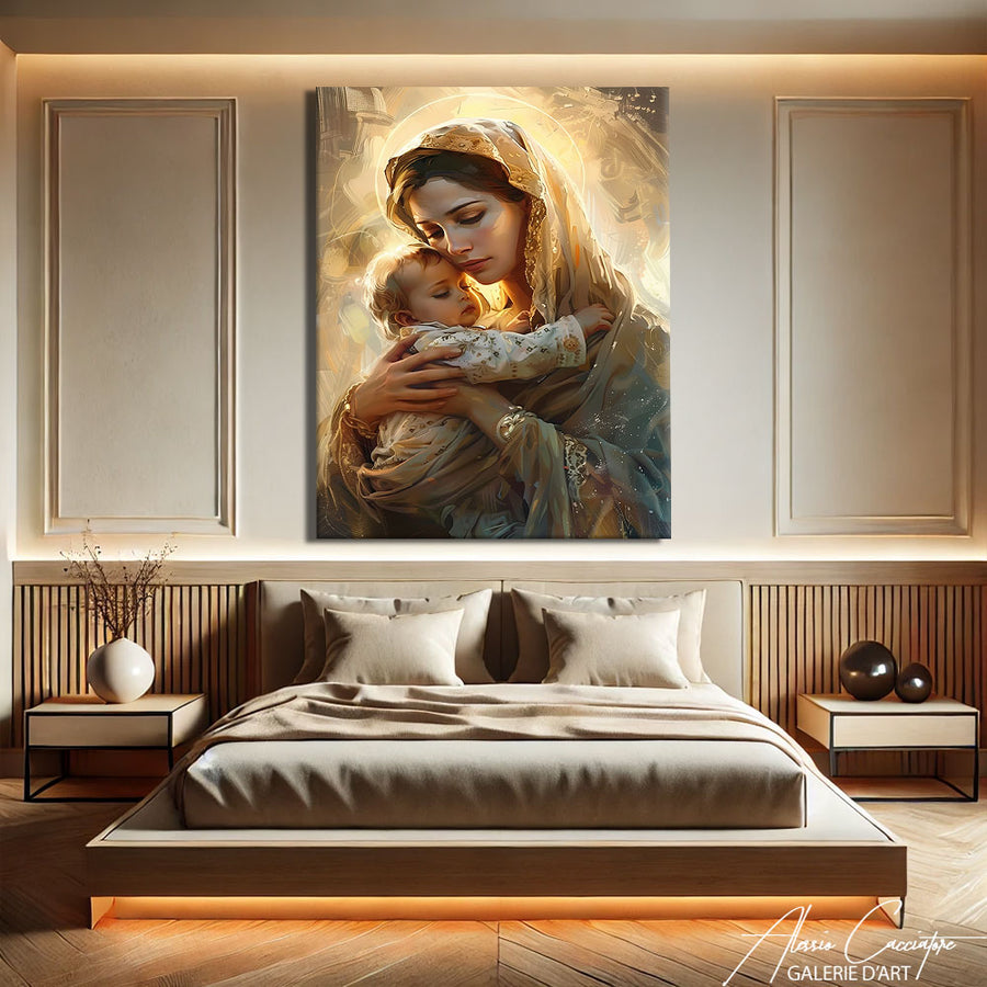 TABLEAU JÉSUS ET MARIE
 – mise en situation