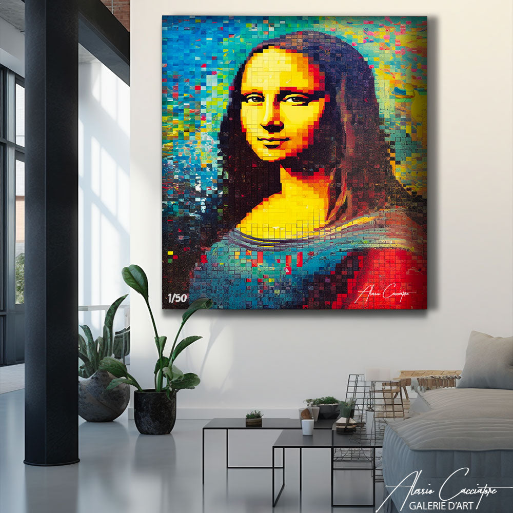 tableau street art joconde