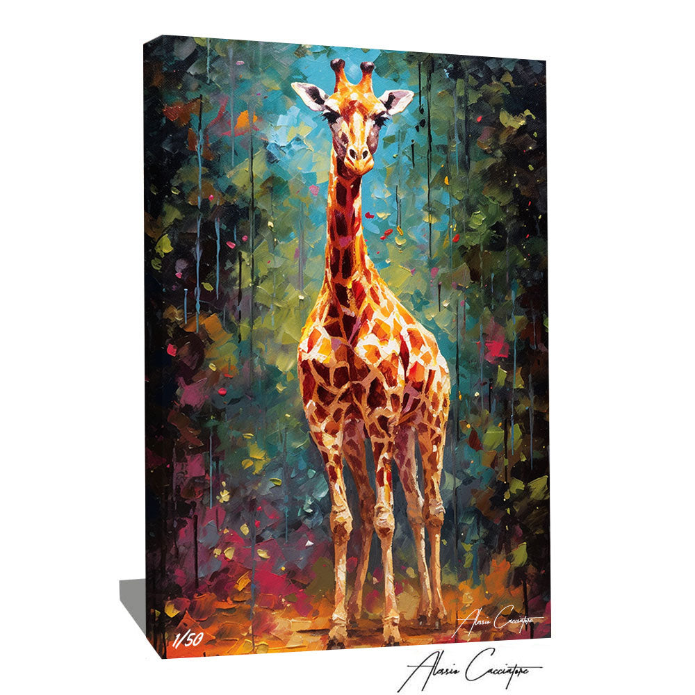 tableau girafe