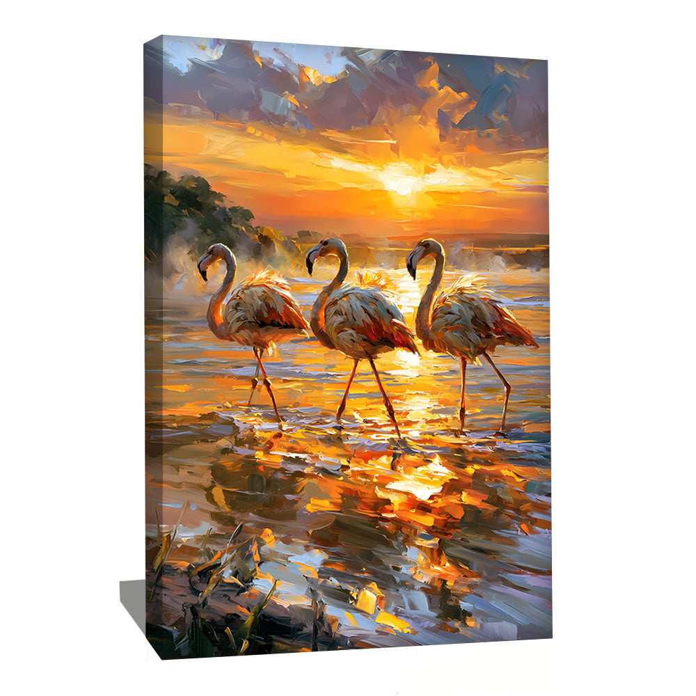 Cadre Flamant Rose