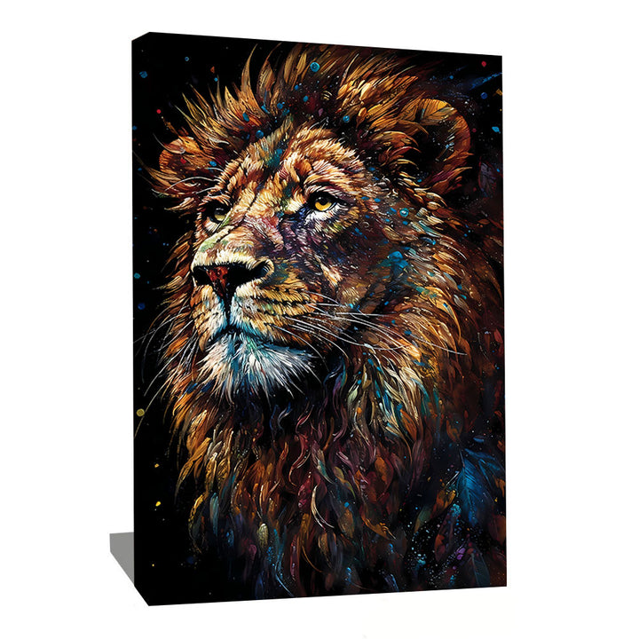 tableau lion