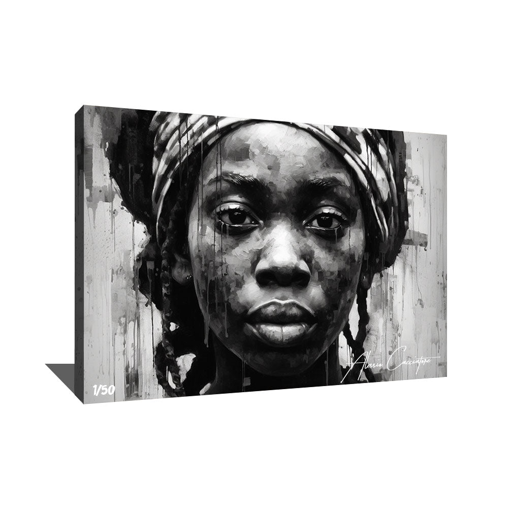 tableau femme africaine