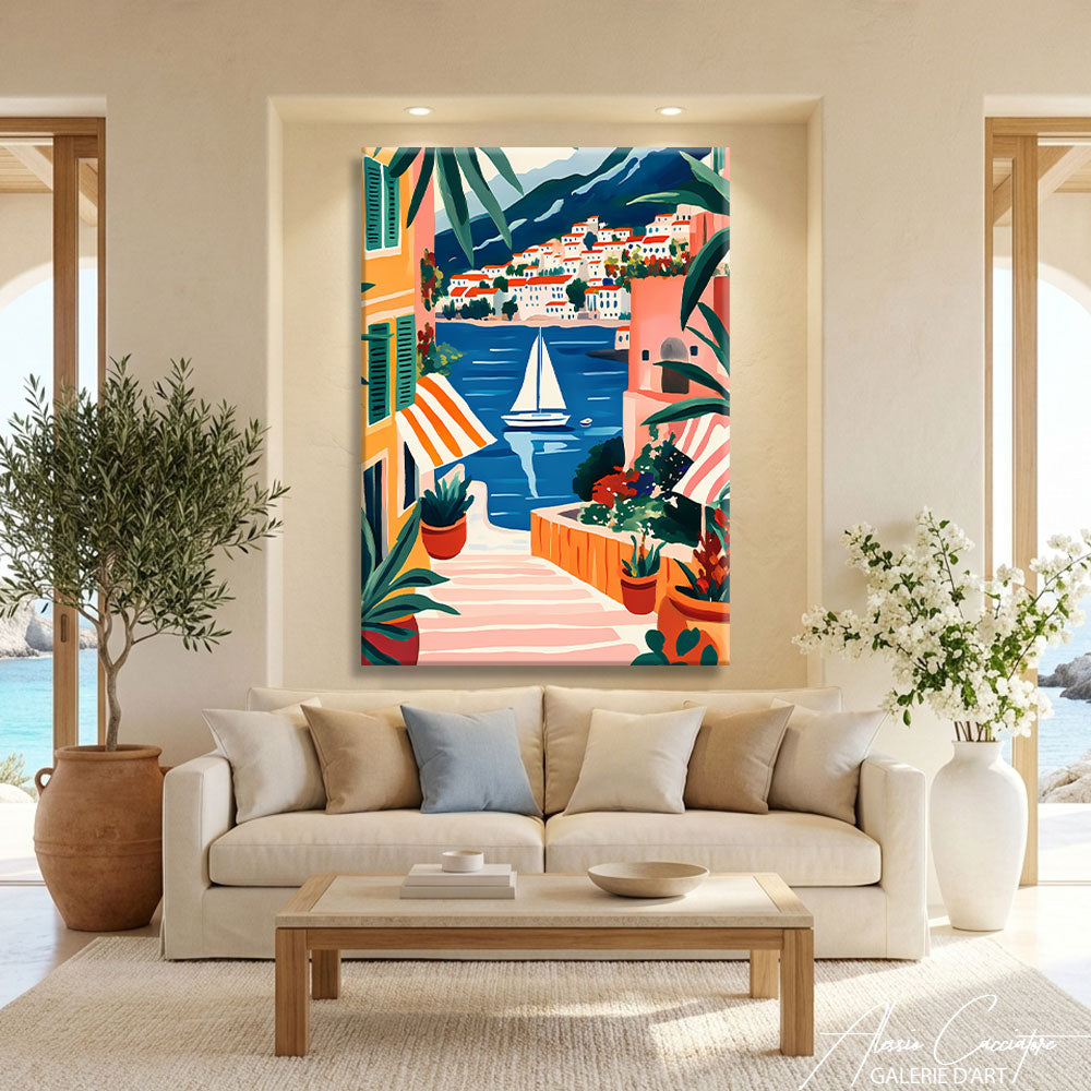 Peinture Style Mediterraneen