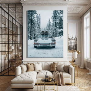 Tableau Ski Vintage