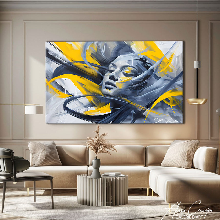 Peinture Moderne Femme – mise en situation
