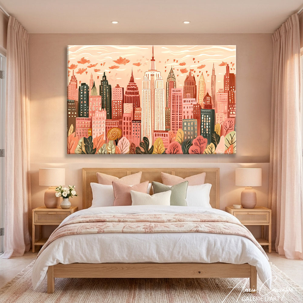 Toile Terracotta Rose