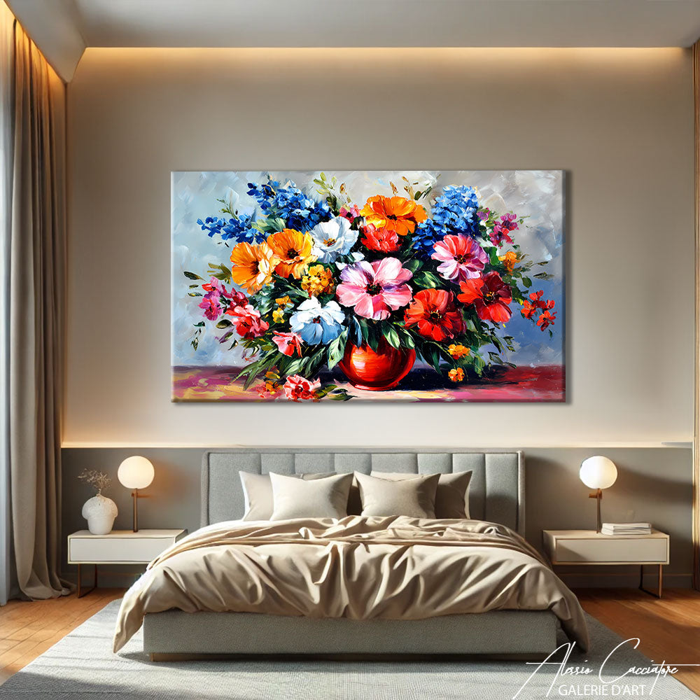 Tableau Fleur Aquarelle
