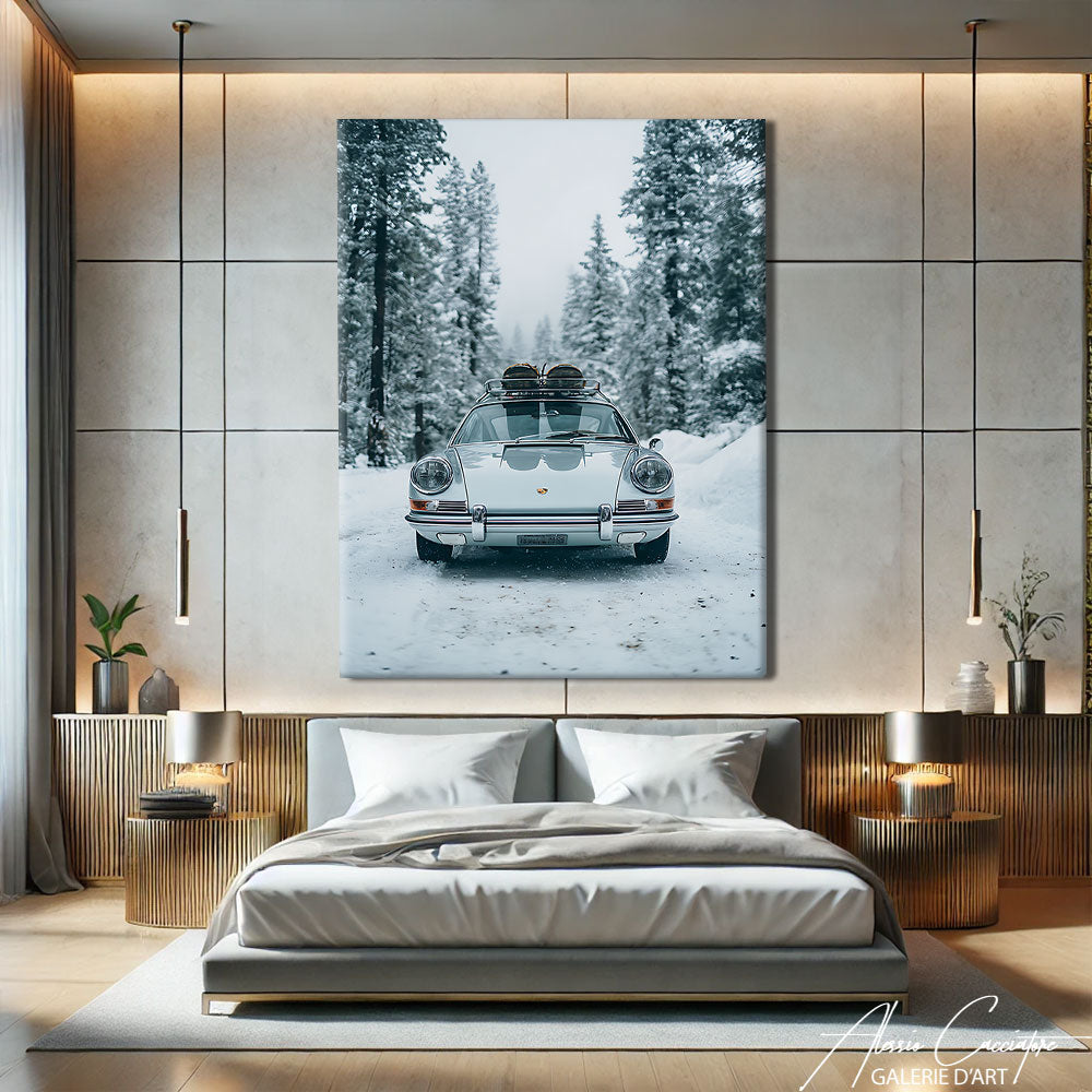 Tableau Ski Vintage