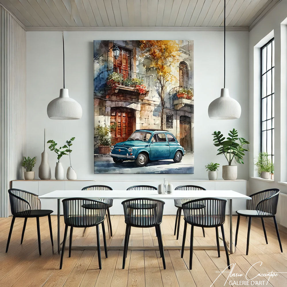 TABLEAU FIAT 500 ANCIENNE