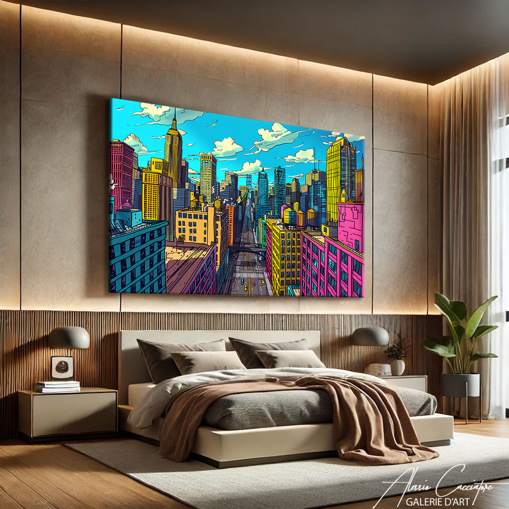 Tableau Peinture New York

