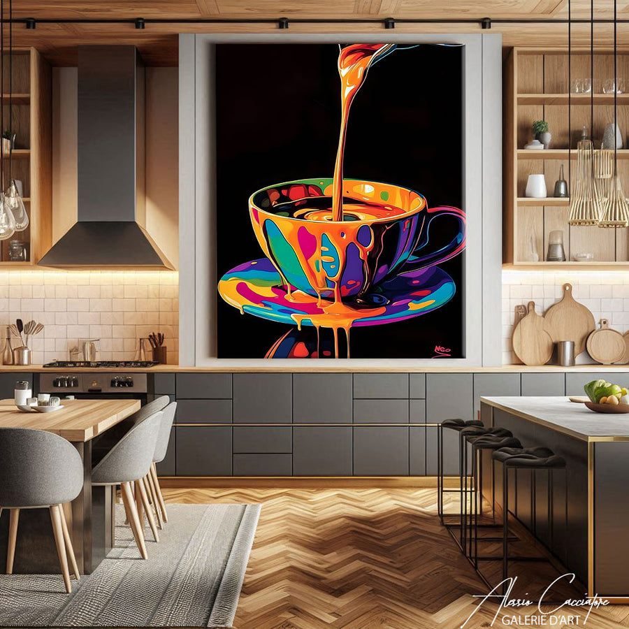 Tableau Pour Café – mise en situation