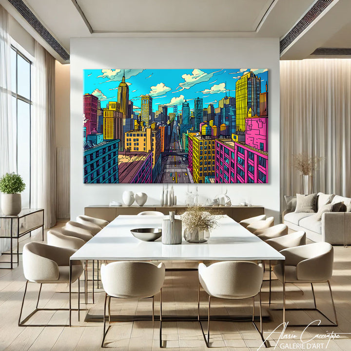 Tableau New York Peinture
