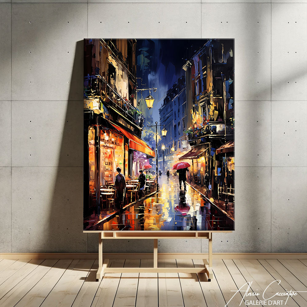 tableau paris peinture 