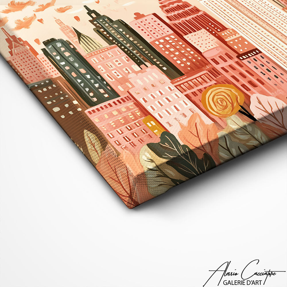 Art Mural Terracotta Rose