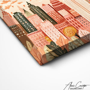 Art Mural Terracotta Rose