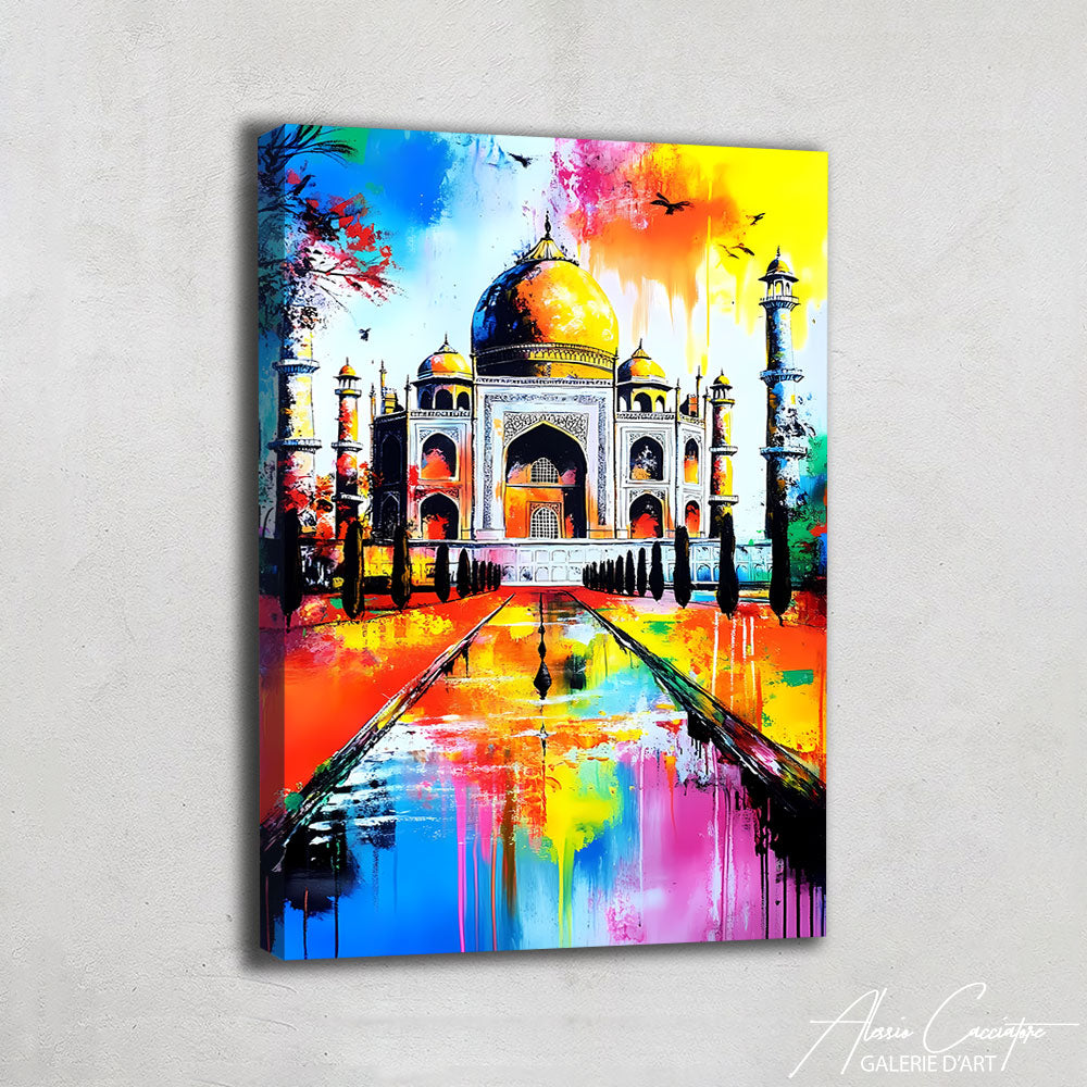 Peinture Taj Mahal