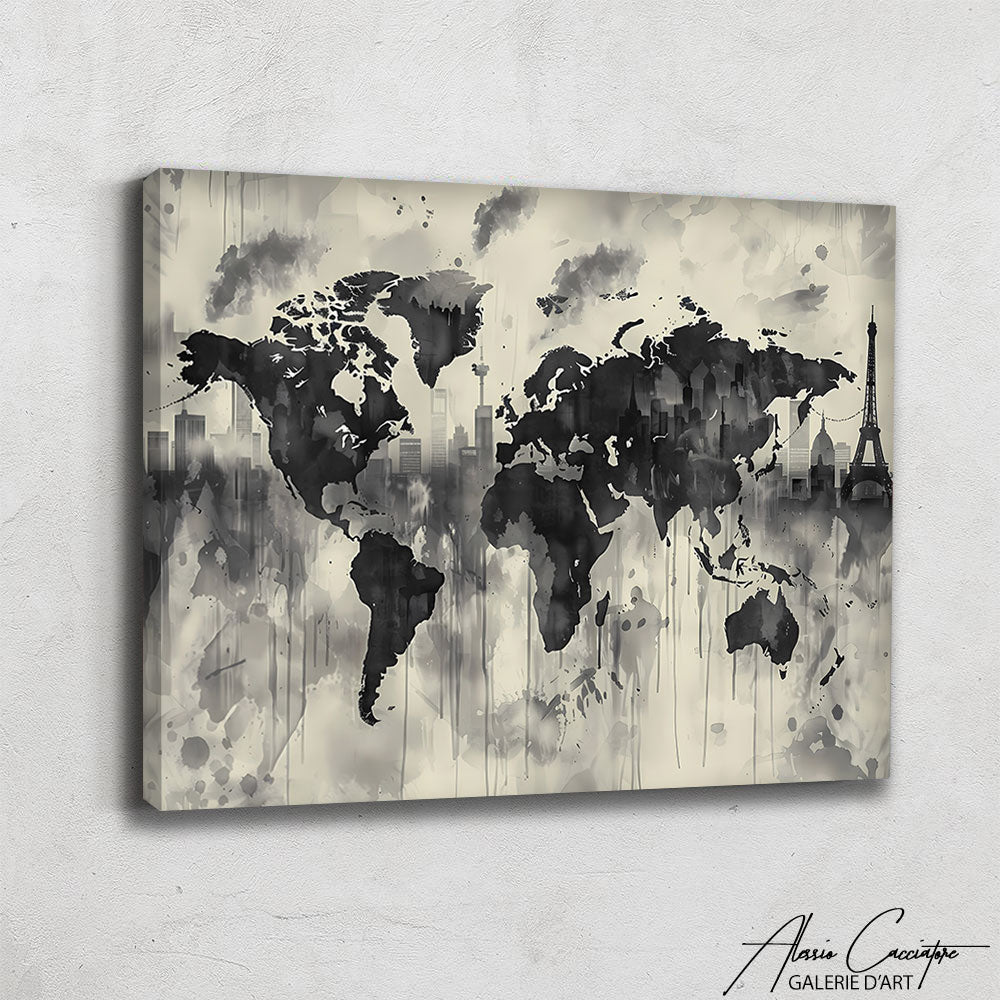 Carte Monde Tableau
