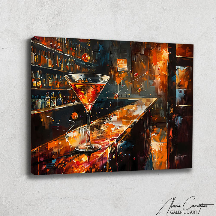 Tableau Peinture Bar
