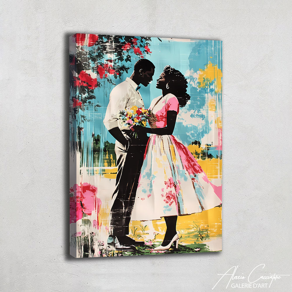 Toile Couple Amoureux