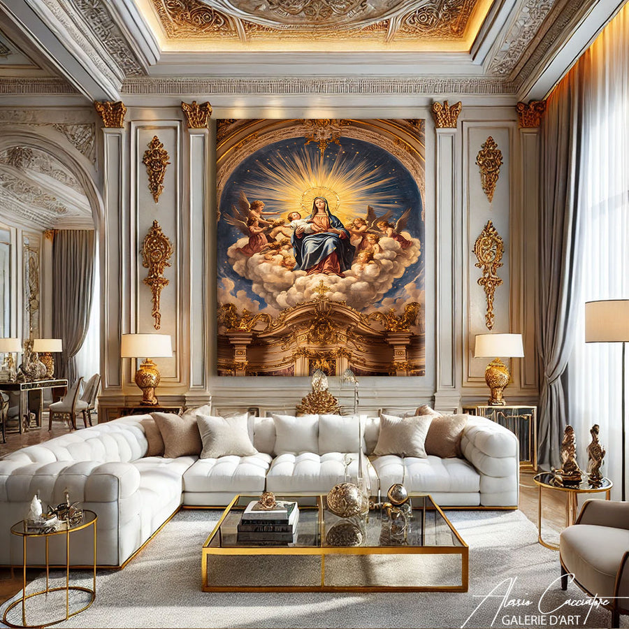 Peinture Baroque Chambre
 – mise en situation