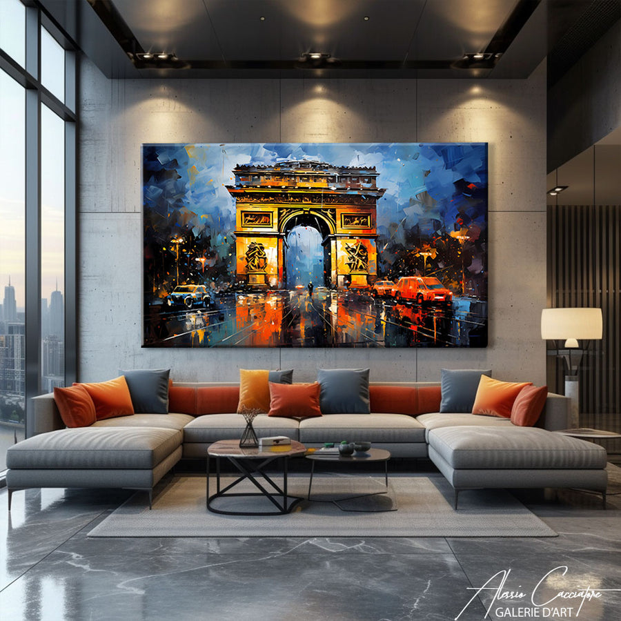 Peinture Paris Contemporain – mise en situation
