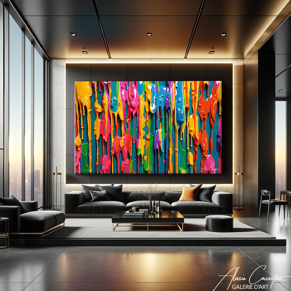 Tableau Coloré Moderne Original