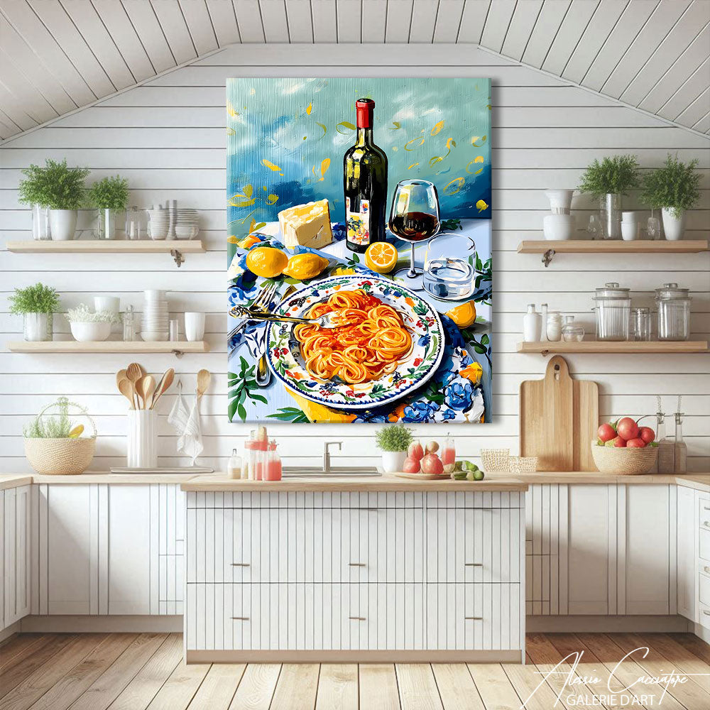 TABLEAU POUR CUISINE SPAGHETTI