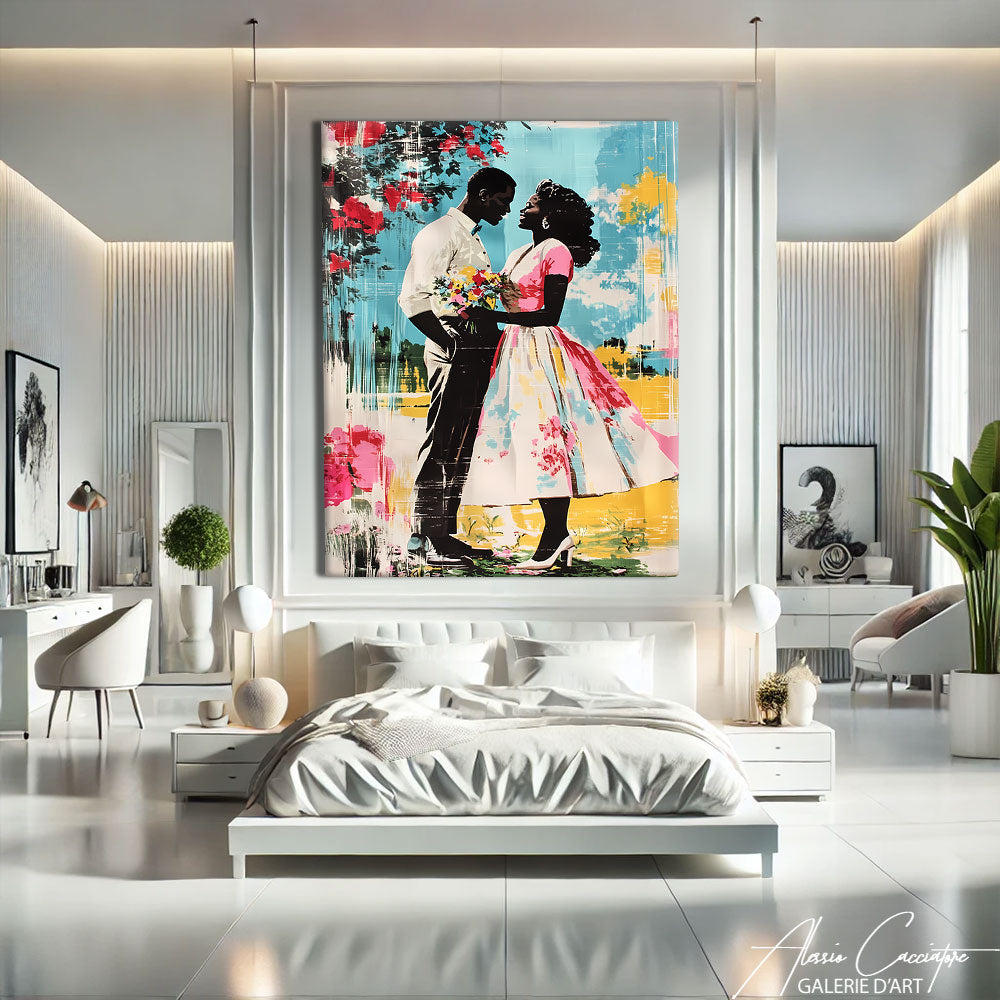 Tableau Romantique Amour
