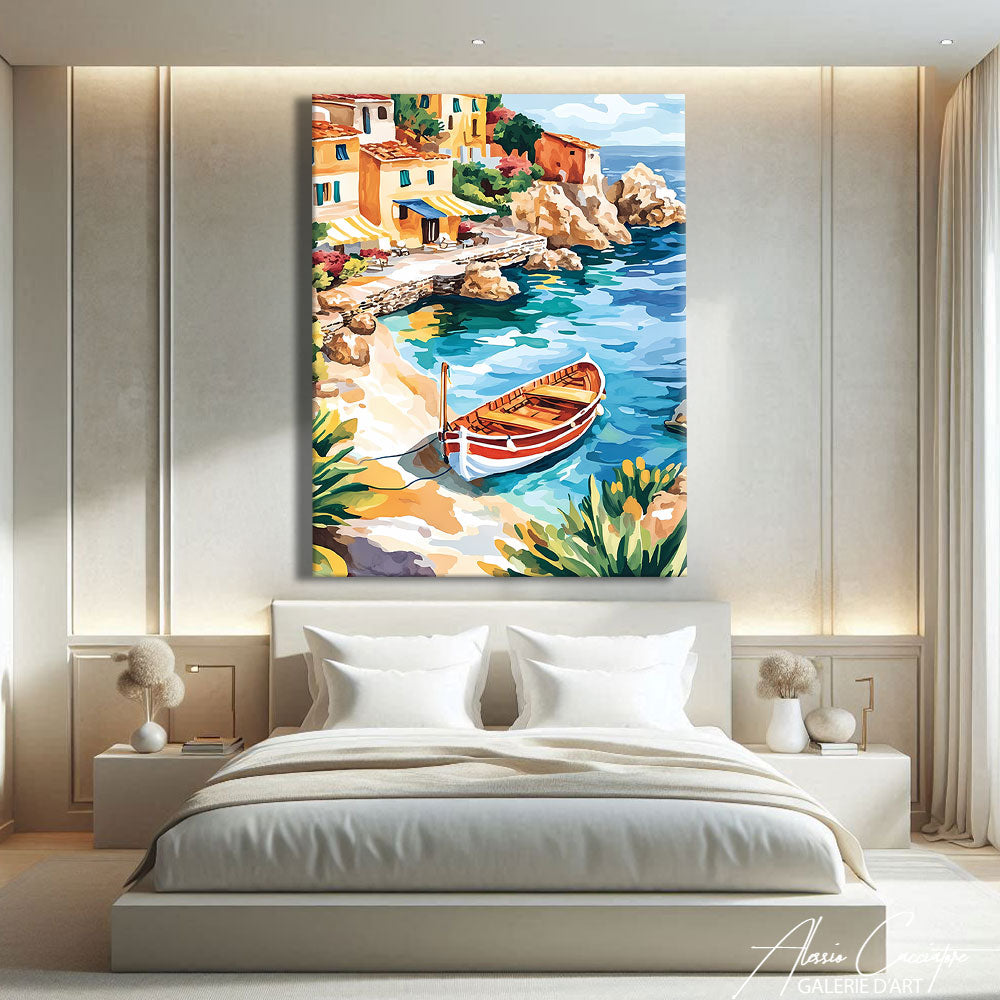 Toile Peinture Méditerranée
