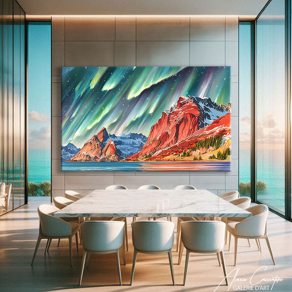 TABLEAU MONTAGNE CHAMBRE ENFANT