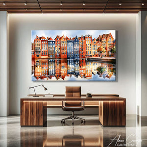 Affiche Amsterdam Acrylique