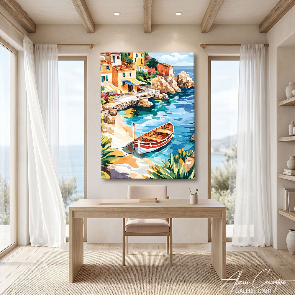 Affiche Peinture Méditerranée