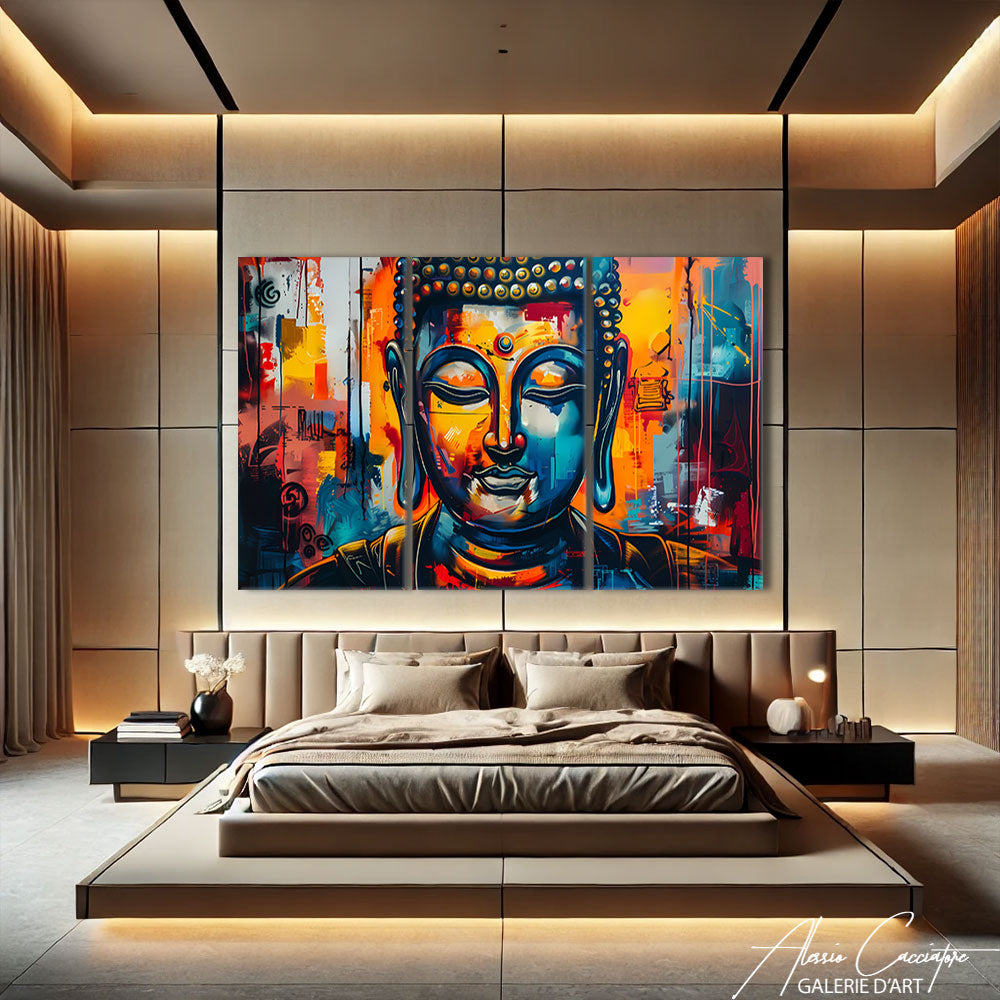 Tableau Triptyque Coloré
