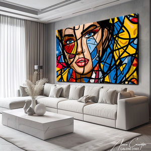 Tableau Visage Femme