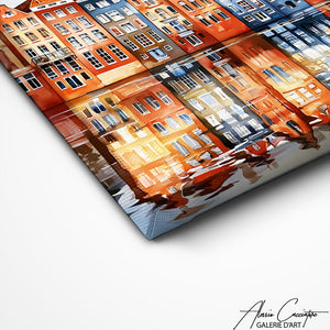 Art Mural Amsterdam Acrylique