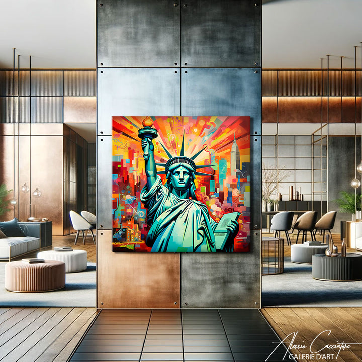 tableau new york peinture