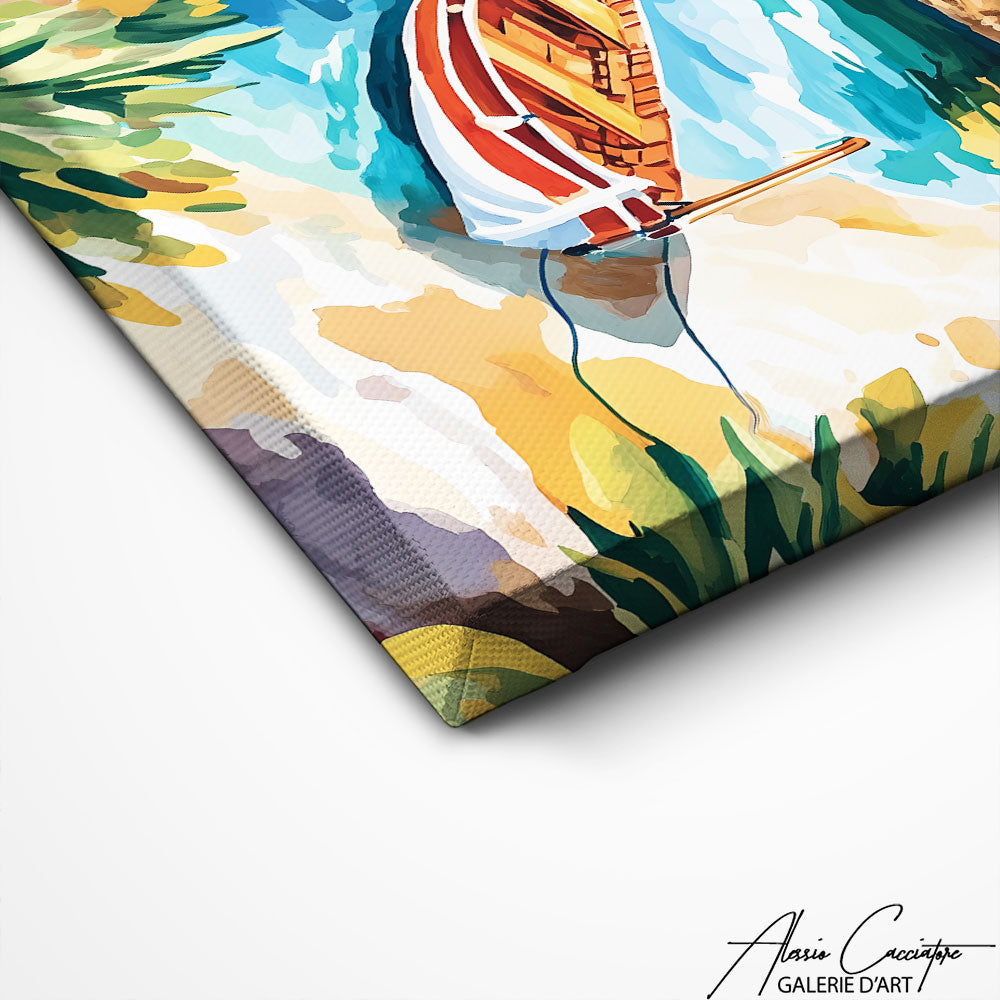 Art Mural Peinture Méditerranée