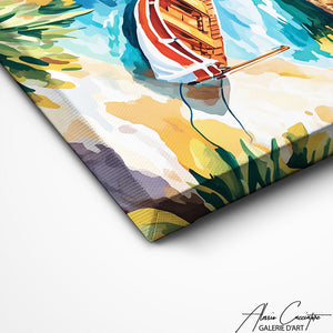 Art Mural Peinture Méditerranée