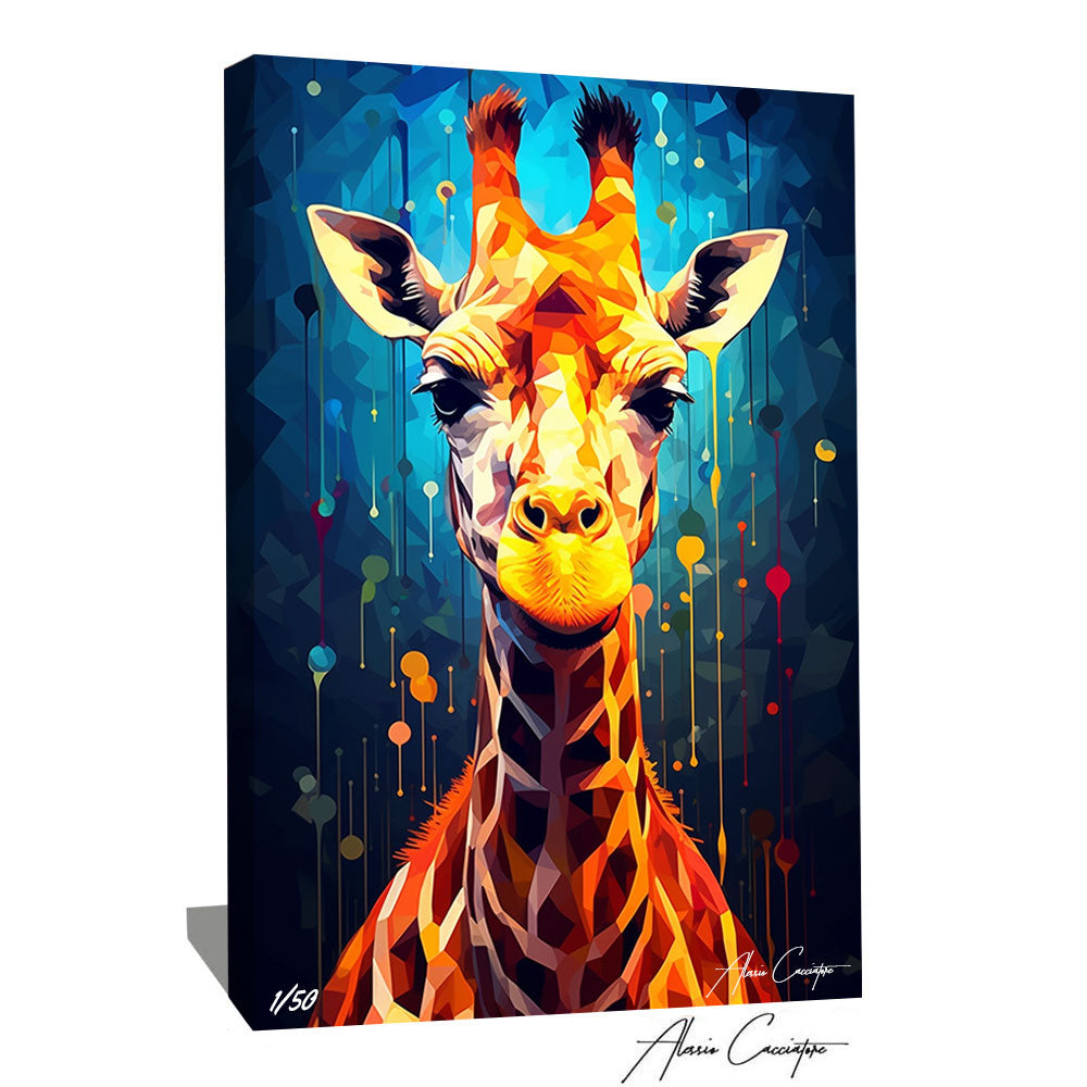 tableau girafe
