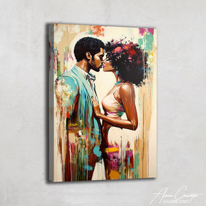 Toile Couple Peinture