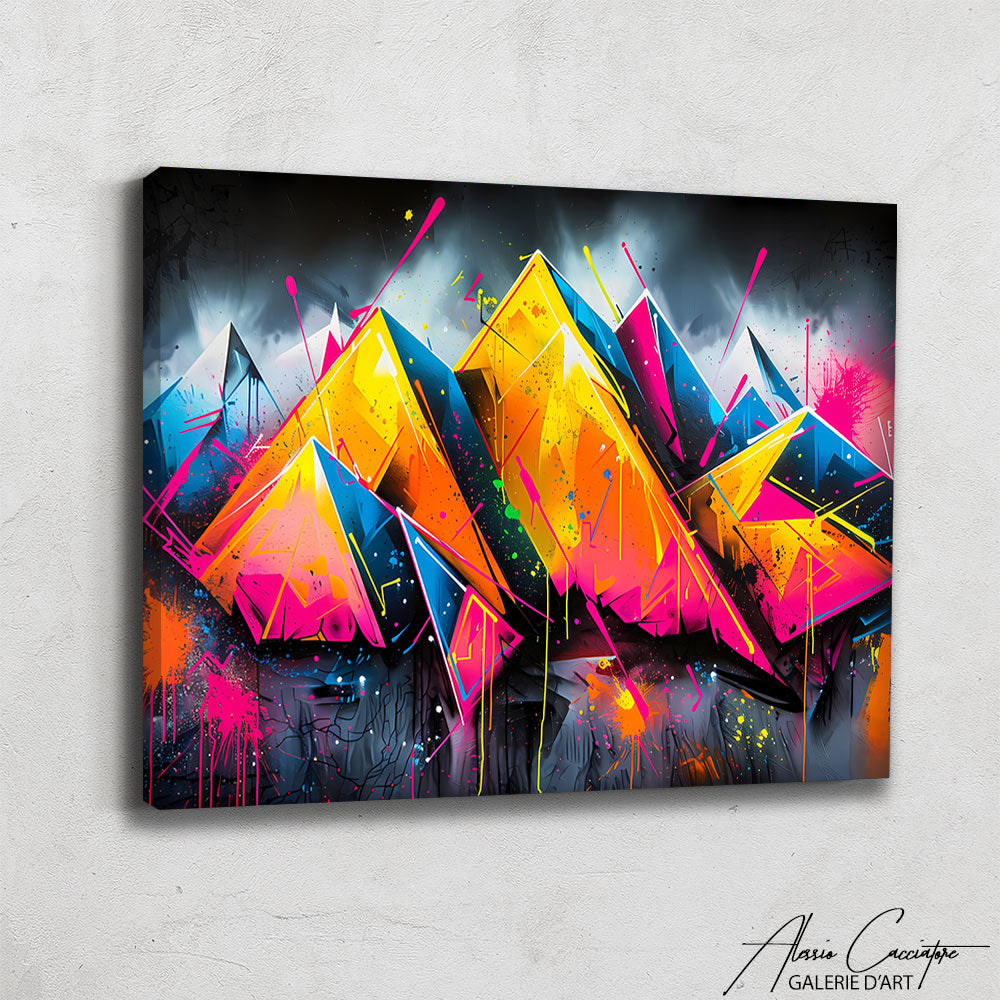 Tableau Panoramique Montagne