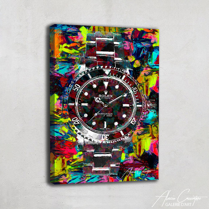 TABLEAU ROLEX POP ART
