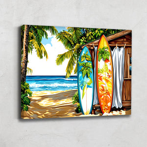 TABLEAU MURALE PAYSAGE SURF