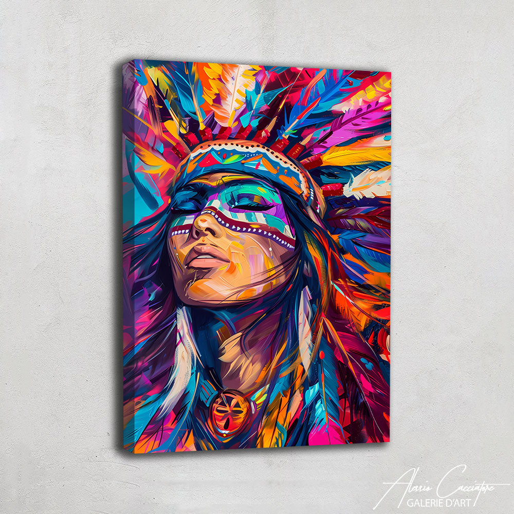 Peinture Indienne Déco