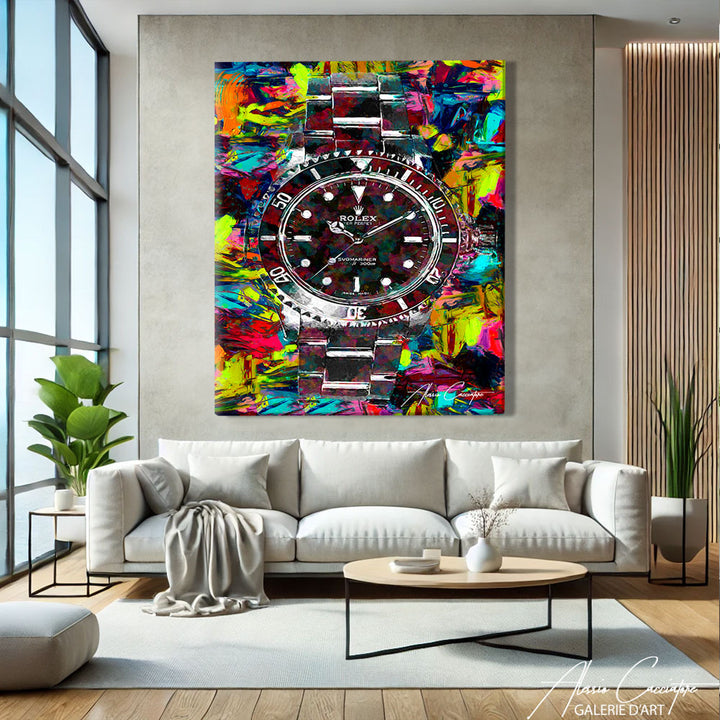 Tableau Montre Moderne