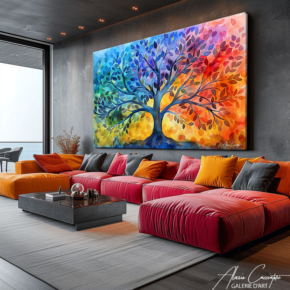 Tableau de Peinture Arbre de Vie