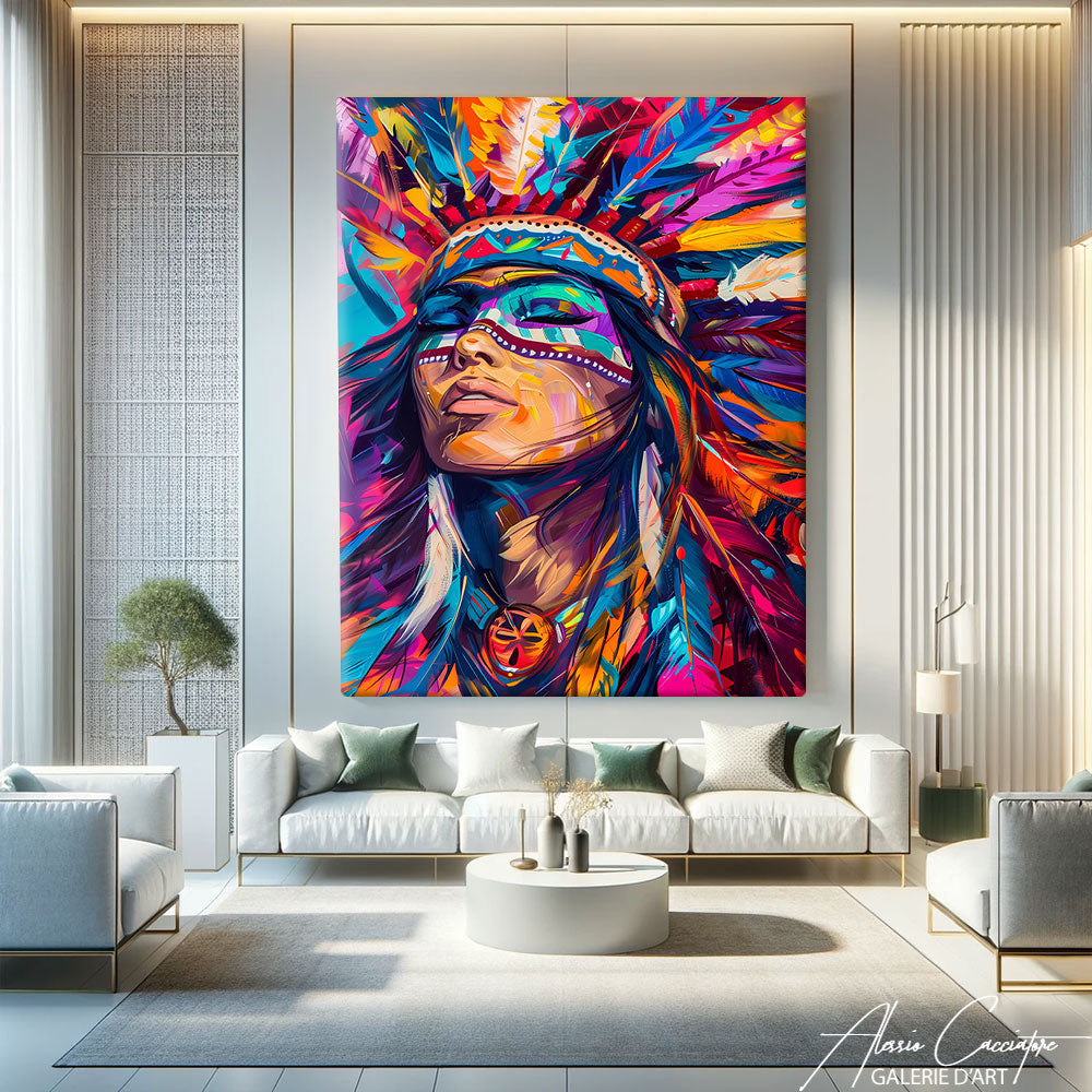 Peinture Indienne Déco