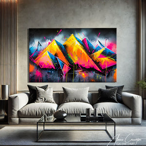 Tableau de Paysage de Montagne
